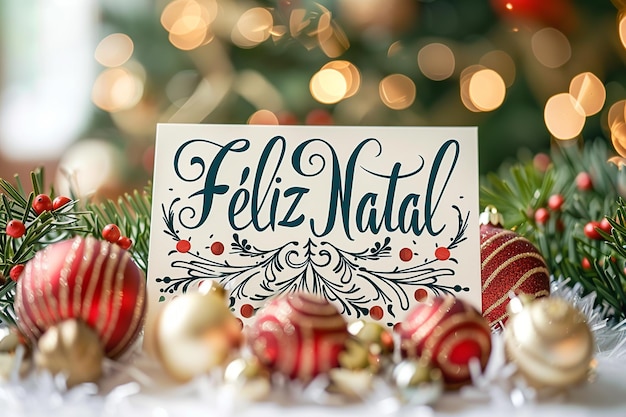 Photo elegantchristmascard_feliznatalscript