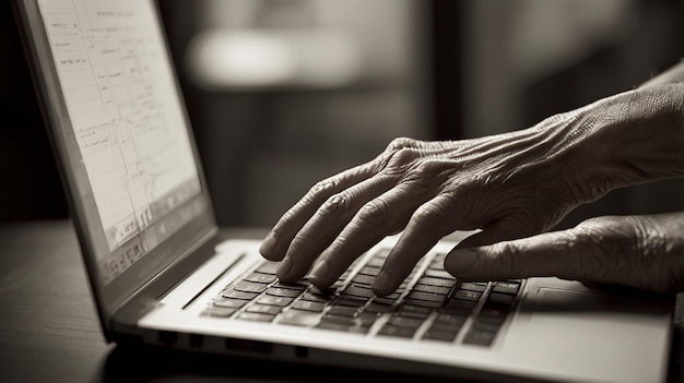 Elegantly Aging Hands Dancing Fingers with Choreography