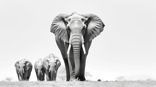 elephant art prints HD 8K wallpaper Stock Photographic Image