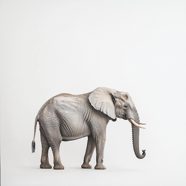 elephant with white background