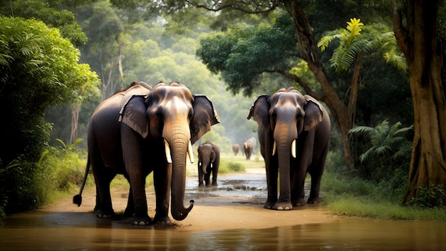 Elephants of Bangladesh are very beautiful