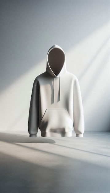 Elevate Your Brand Stylish Blank Hoodie Mockup for Modern Fashion in a Chic Loft Setting