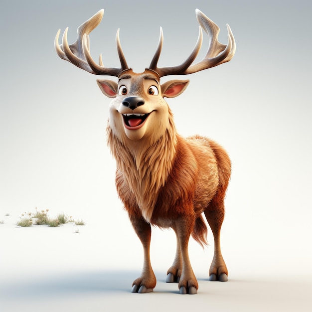 Elk cartoon character