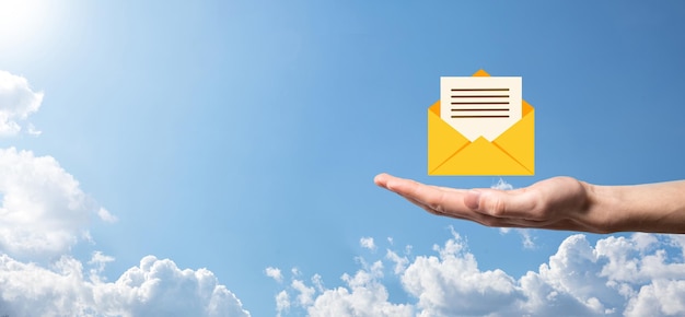 Email marketing and newsletter conceptContact us by newsletter email and protect your personal information from spam mail conceptScheme of direct sales in business List of clients for mailing