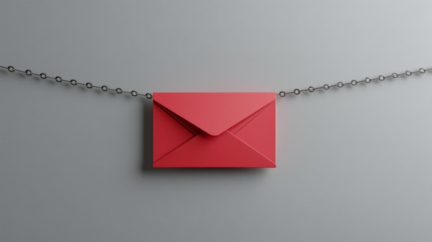 Email phishing warning stark minimalism