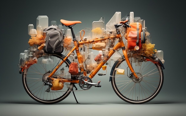 Embarking on an Exciting Adventure Packing for a Bike and Cycle Trip Generative AI