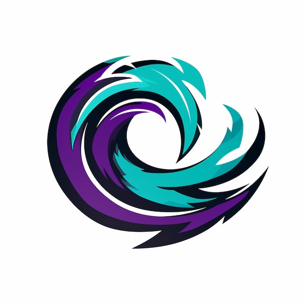 Photo an emblem for a gaming community called whirlwindgaming wwg for short tornado style