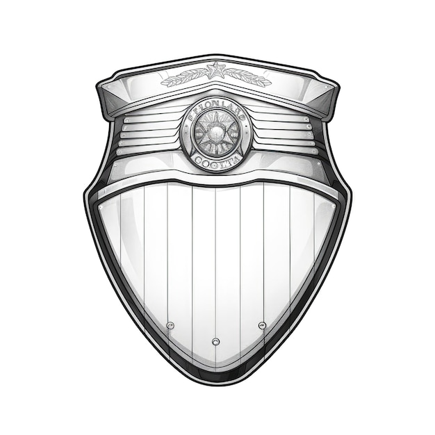 Emblem Police badge ai generated