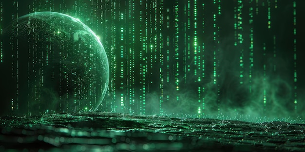 The Emerald Matrix A Symbiosis of Nature and Technology