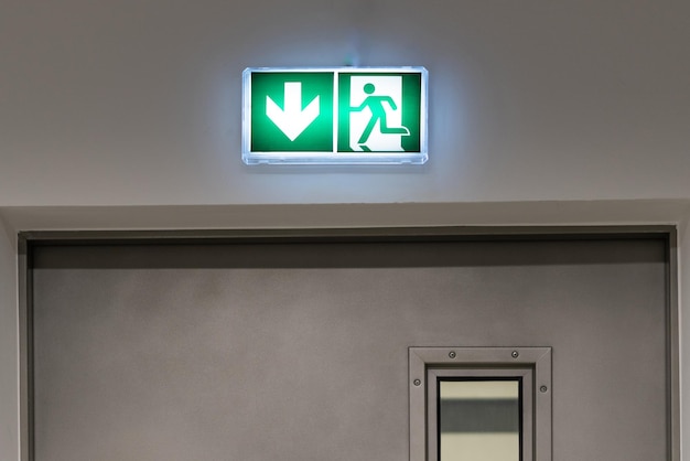 emergency exit sign