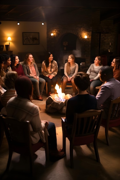 Emotional Depth and Resilience Displayed at an Alcoholics Anonymous Meeting