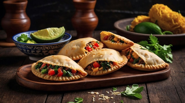 Empanadas An empanada is a type of baked or fried turnover consisting of pastry and filling