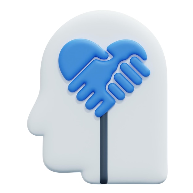 empathise 3d render icon illustration