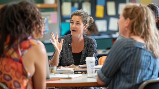 Photo emphasizing their guidance in creating an inclusive and intellectually stimulating learning environment