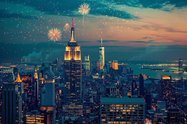 Empire State Building Fireworks Spectacular