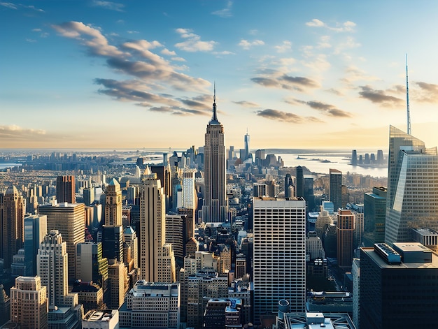 empire state HD 8K wallpaper Stock Photographic image