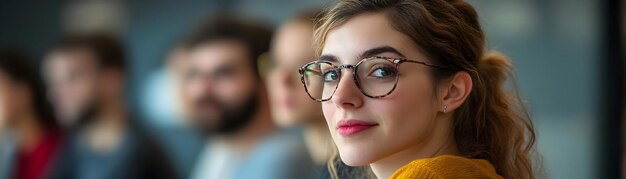 Employee candidly presenting ideas during a team meeting concept as A candid shot of an employee pre