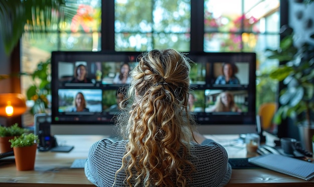 Employee Participating in Virtual Training Session