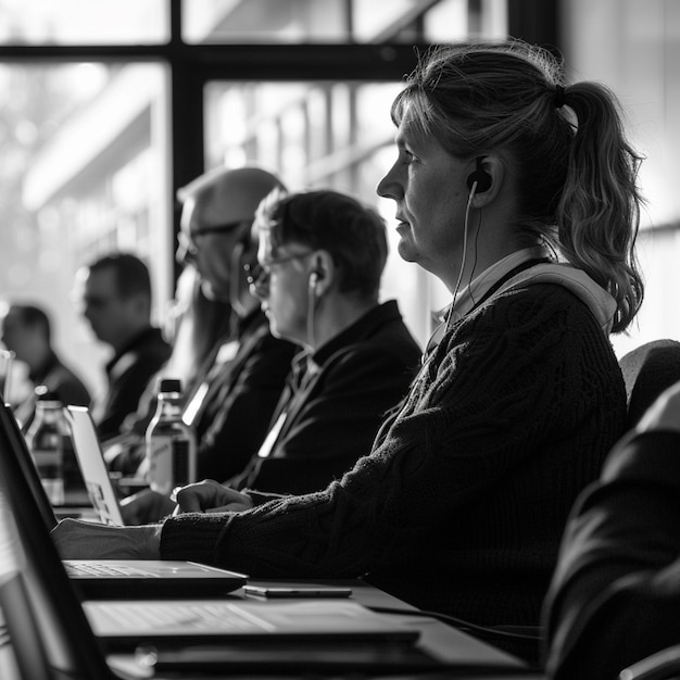 Photo employees attending a gdpr compliance training session