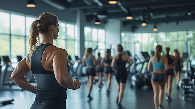 Empowering Gym Photoshoot Showcasing Strength Discipline and Transformation