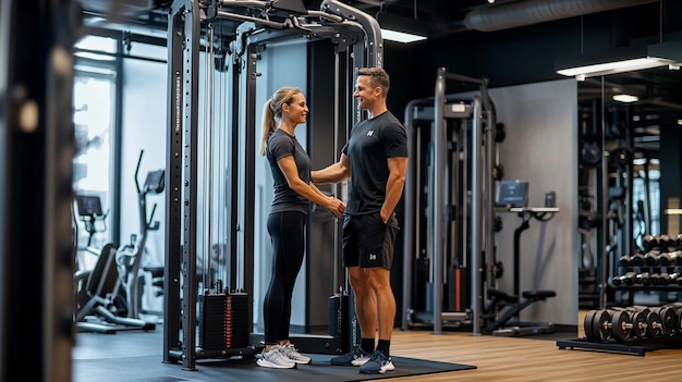 Empowering Gym Photoshoot Showcasing Strength Discipline and Transformation