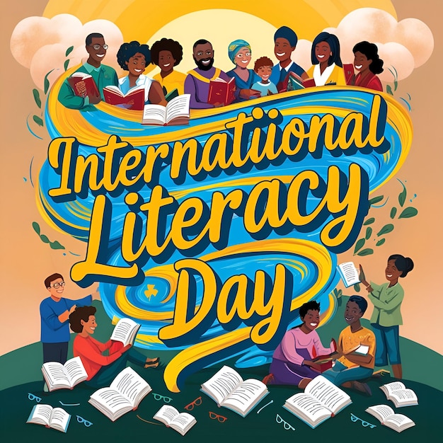 Photo empowering minds celebrating international literacy day for a brighter future