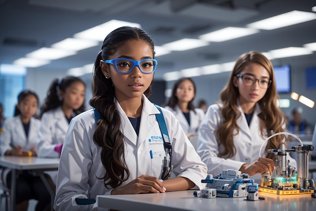 Empowering the STEM Trailblazers Girls in Futuristic Science Classes