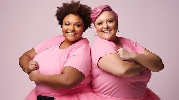 Empowerment in Pink Breast Cancer Awareness photos of Pink Heros