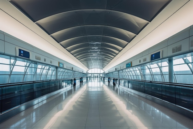 Empty Airport Interior