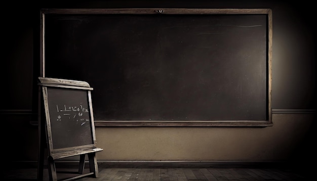 Empty blackboard Teachers Day and the importance of educators Teachers Day and the importance of educators