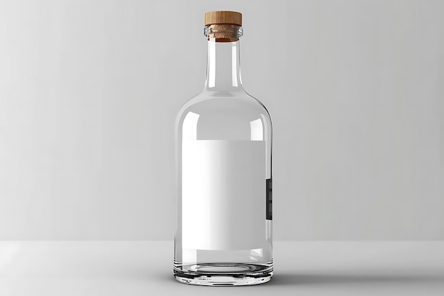 Empty bottle mock up