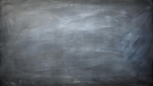 Empty Classroom Blackboard with Wooden Frame