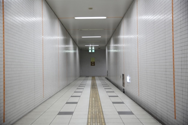 Photo empty corridor of building