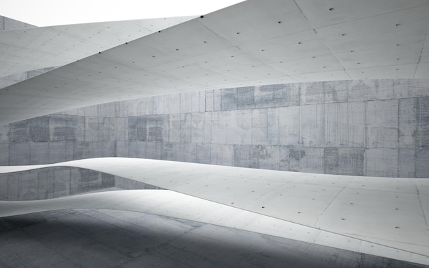 Empty dark abstract concrete room smooth interior. Architectural background.