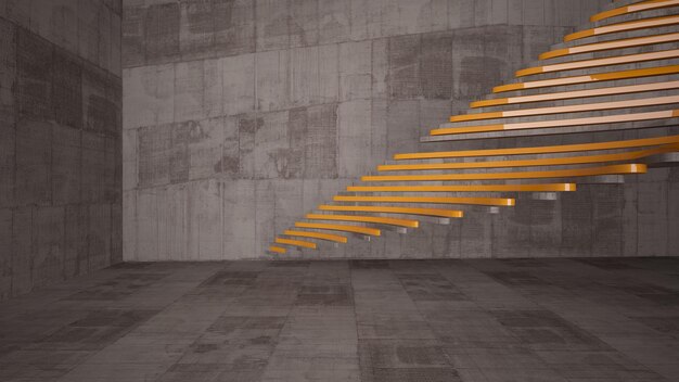 Empty dark abstract concrete room smooth interior Architectural background