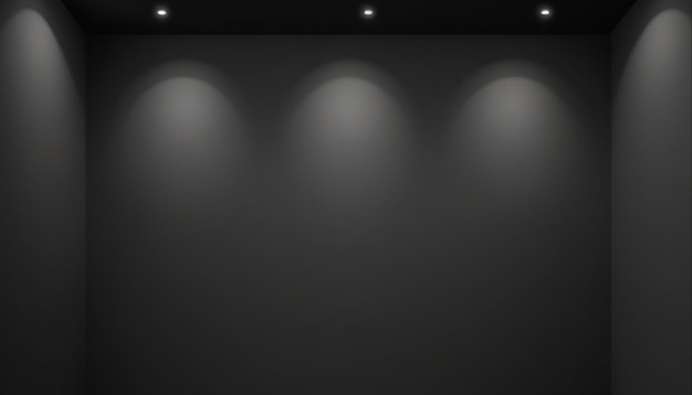 Empty dark room with a dark wall floor background