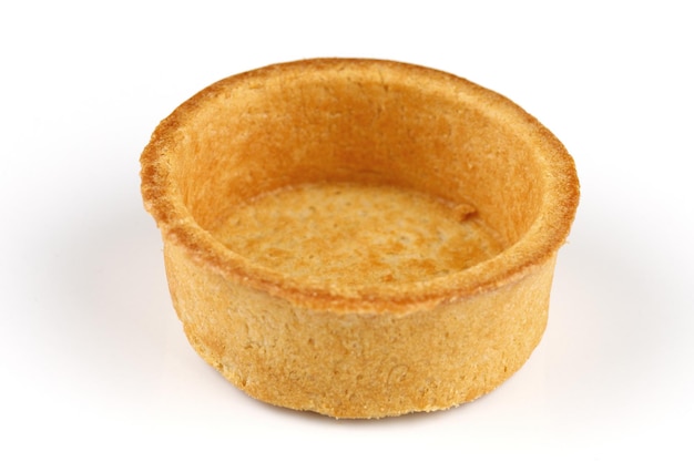 Empty dough baskets on a white background isolate