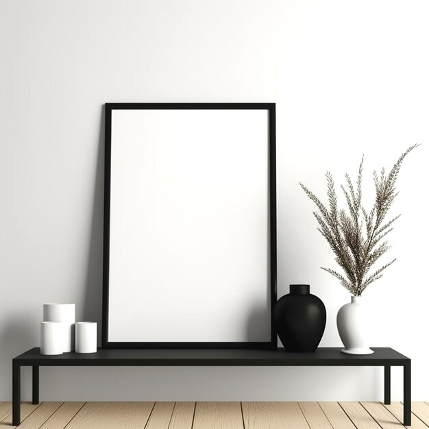 an empty frame