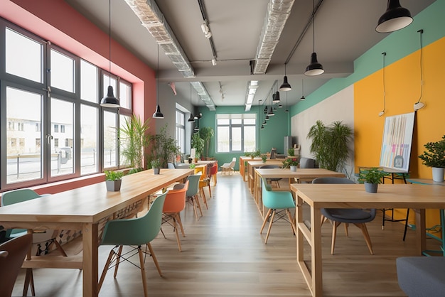 Empty Interior Of Modern Design Office