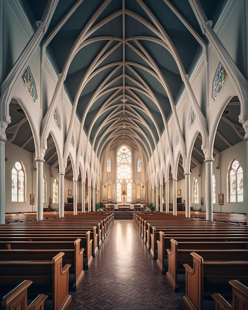 empty large church cathedral