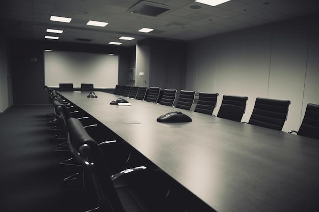 empty meeting room