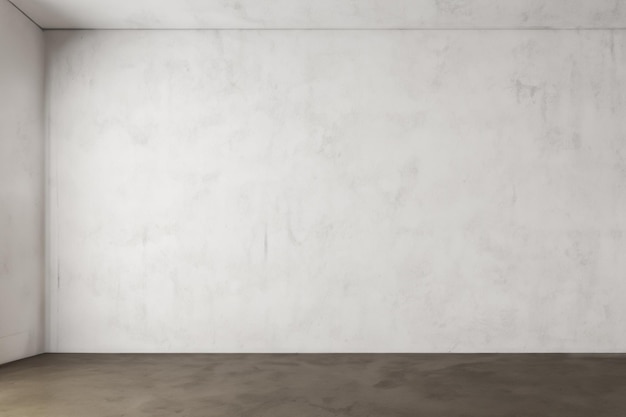 Photo empty minimal room interior design with cement wall