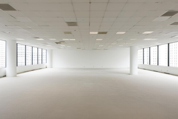 Photo empty modern office space