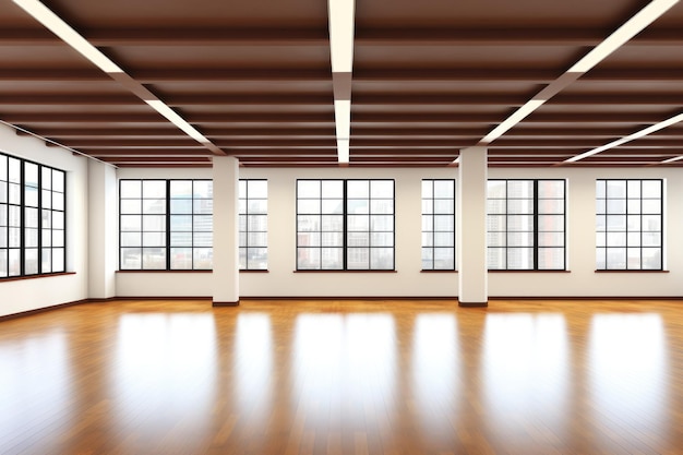 Empty modern office space