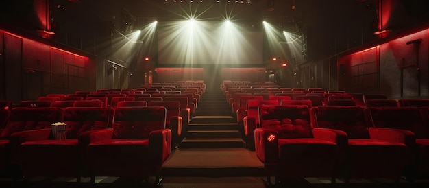 Empty Movie Theater Seats