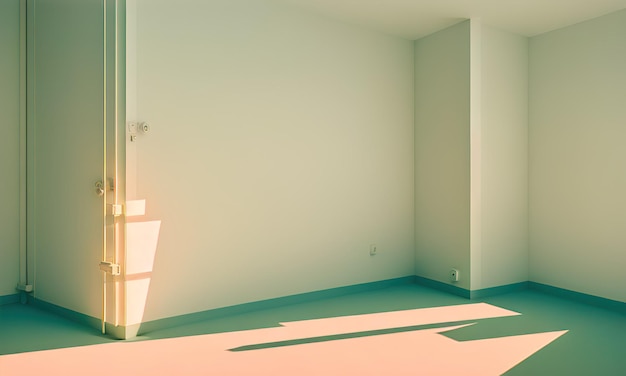 An empty room in a Japanese hospital