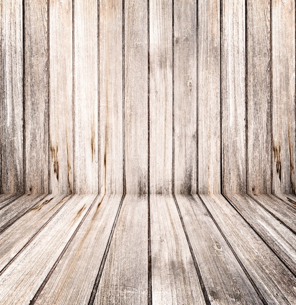 Empty of room - old wood texture background