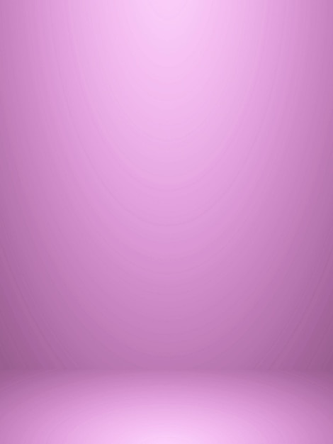 Empty room purple light background