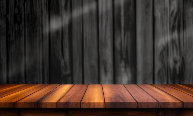 empty room with wooden floor dark background