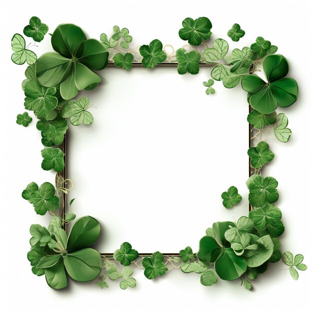 Photo empty saint patricks day frame design